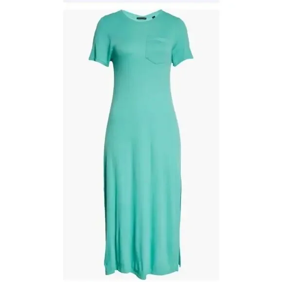 ATM Anthony Thomas Melillo | Dresses | Atm Anthony Thomas Melillo Jade Green  T Shirt Maxi Dress Size Medium Nwt 225 | Poshmark